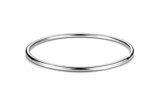 Celeste Silver Bangle