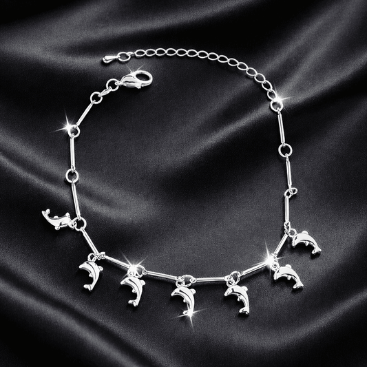 Ocean’s Whisper Dolphin Bracelet