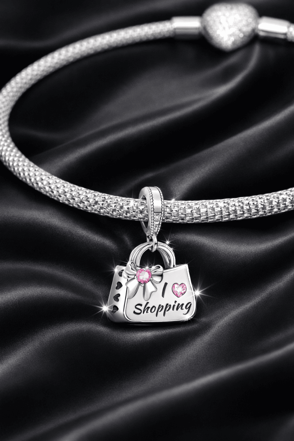 “I ❤️ Shopping” Charm