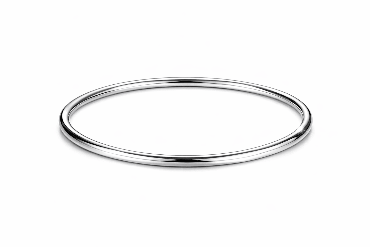 Celeste Silver Bangle