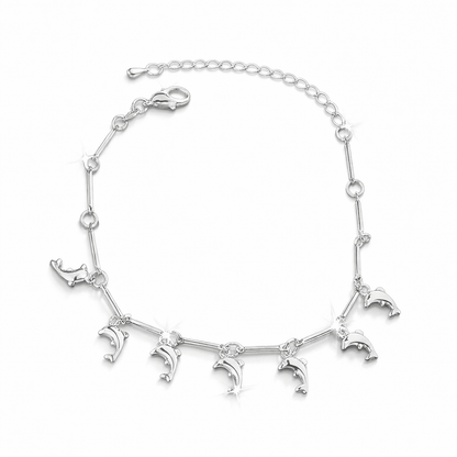 Ocean’s Whisper Dolphin Bracelet