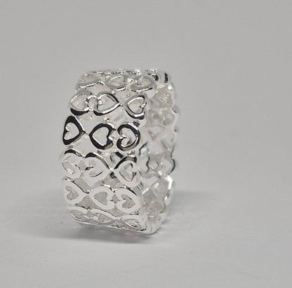 Radiant Heartlace Ring
