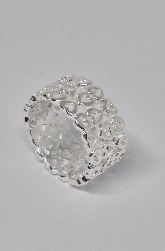 Radiant Heartlace Ring