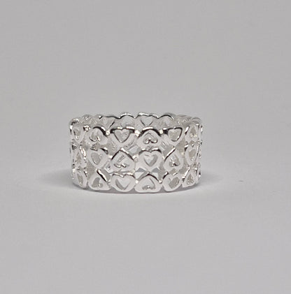 Radiant Heartlace Ring