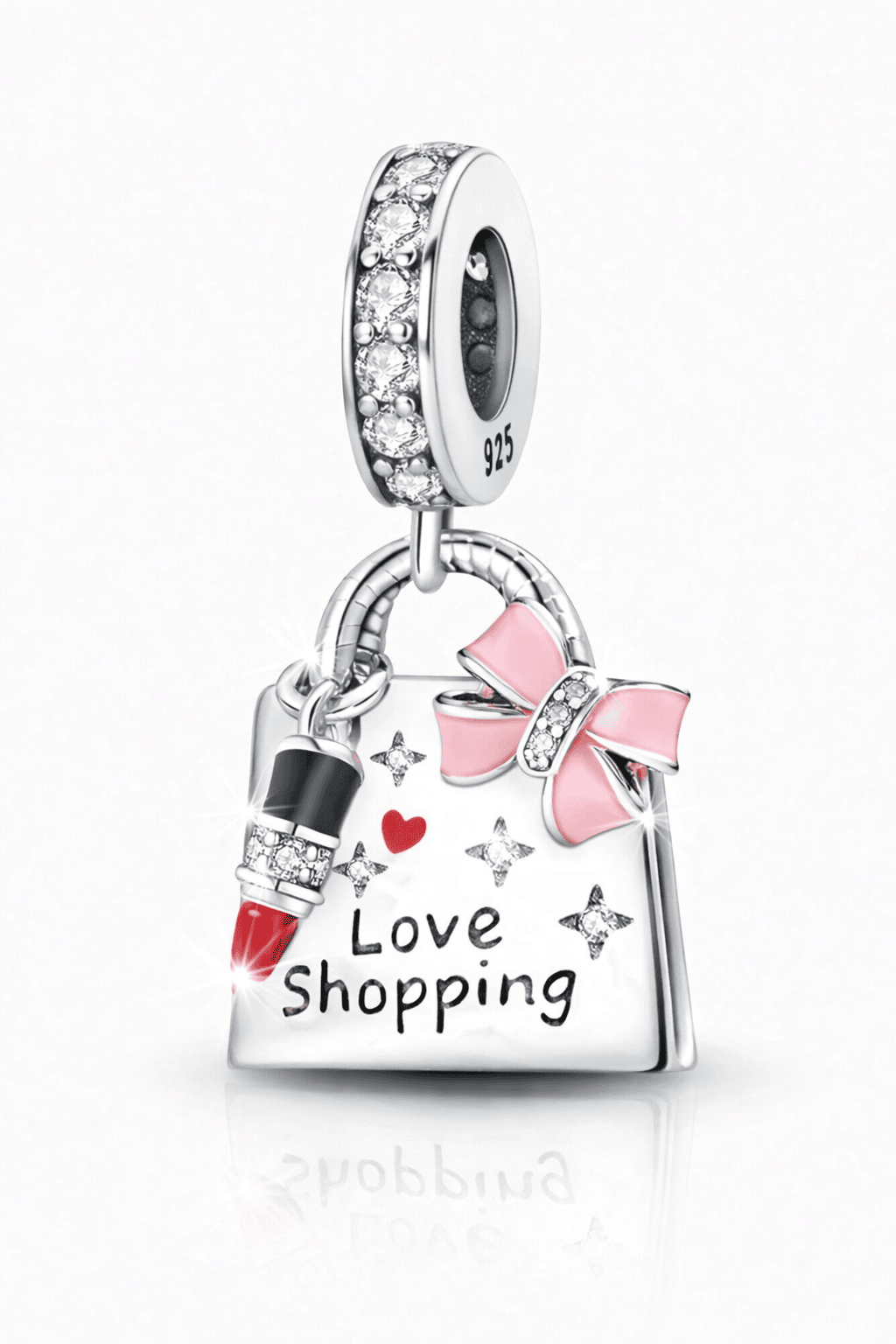 Lipstick Shopping Duo Charm