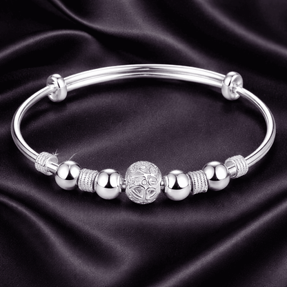 Silver Beads Bangle