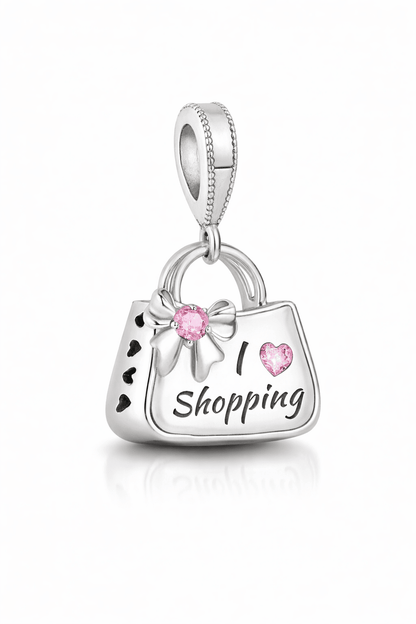 “I ❤️ Shopping” Charm