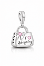 “I ❤️ Shopping” Charm