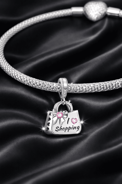 “I ❤️ Shopping” Charm