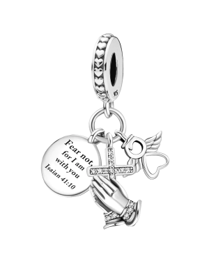Angel Cross Charm